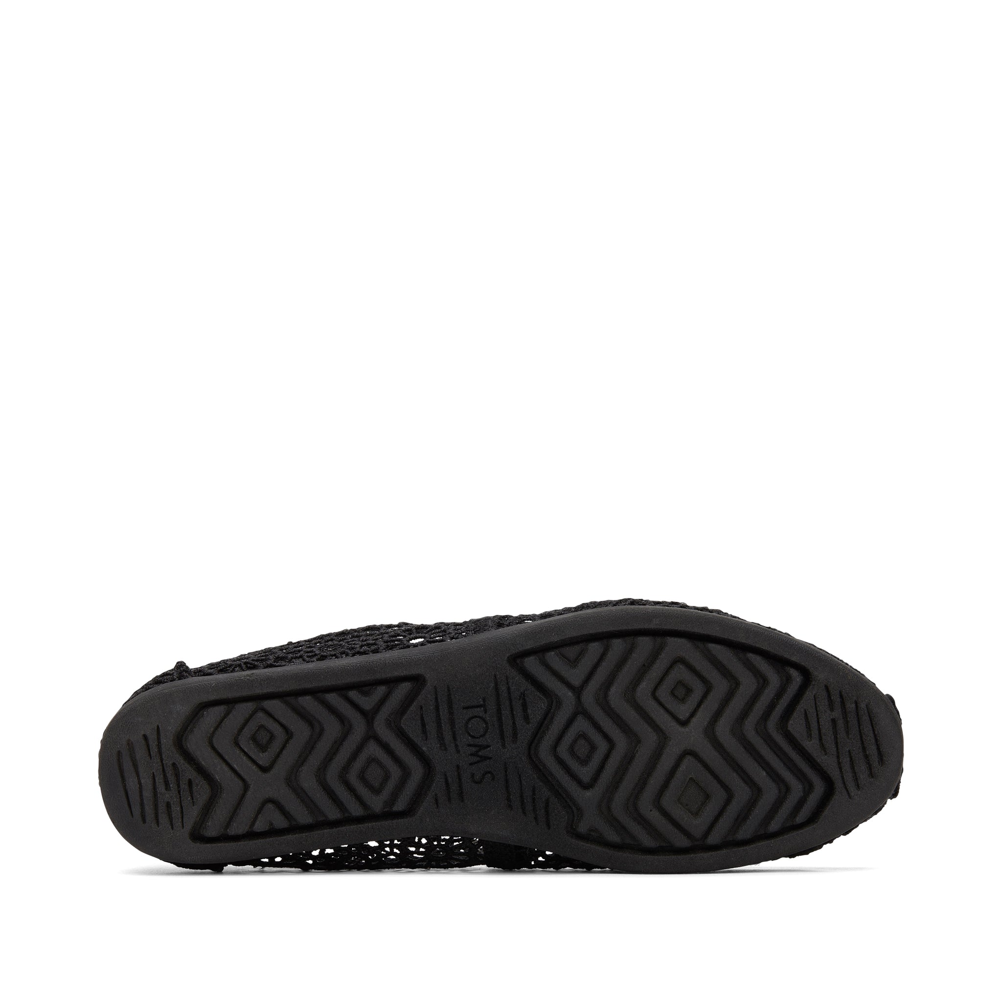 Alpargata Black Moroccan Crochet Bottom Sole View