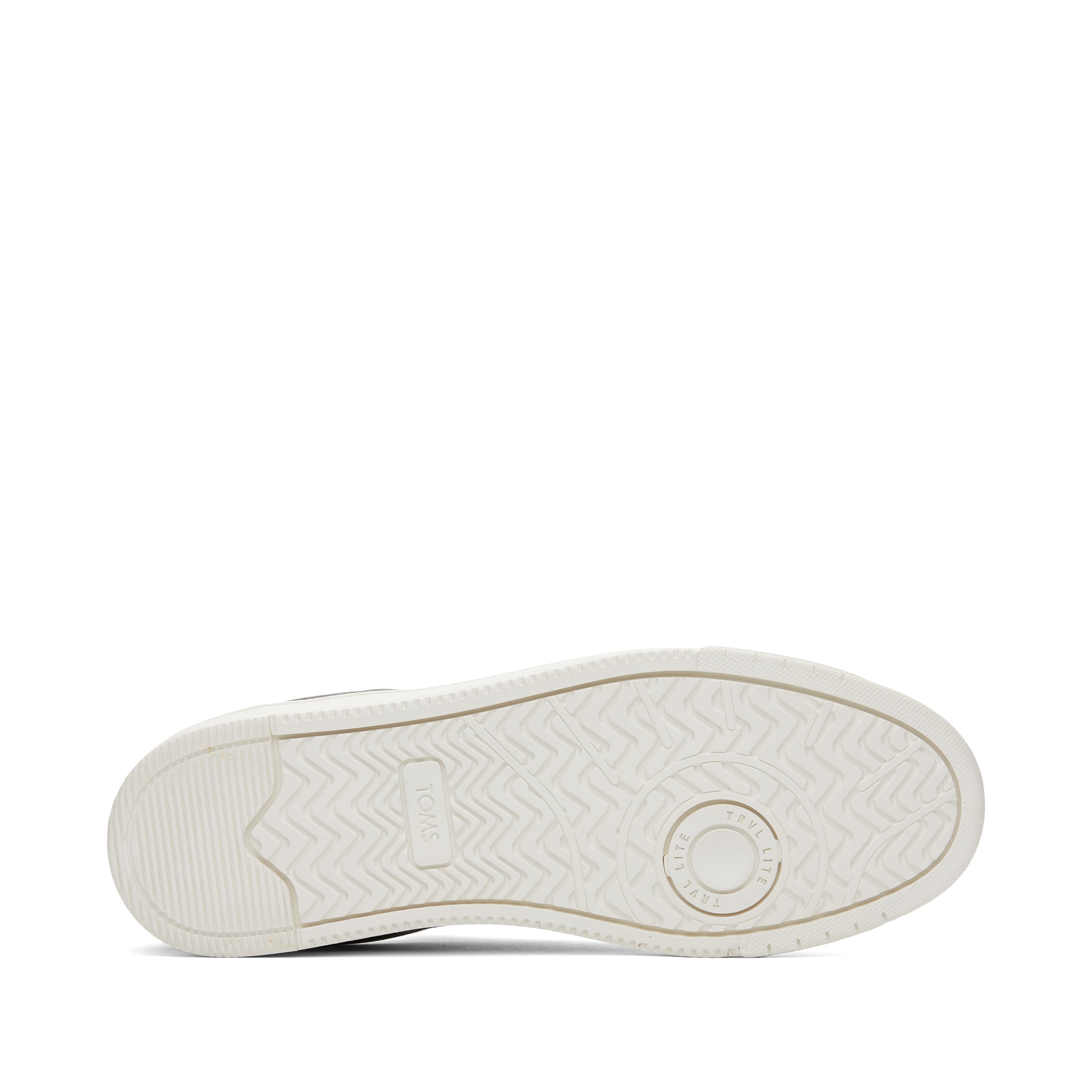 TRVL LITE Black Leather Lace-Up Sneaker Bottom Sole View