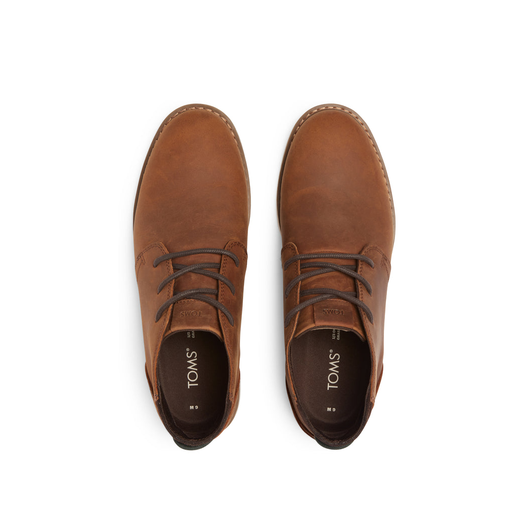Navi Brown Water Resistant Boot Top View