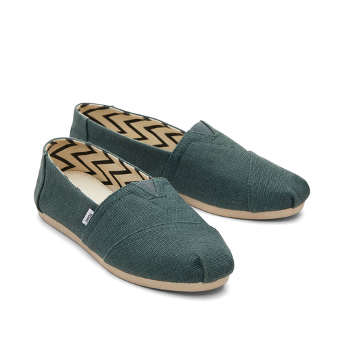 Alpargata Green Heritage Canvas Front View