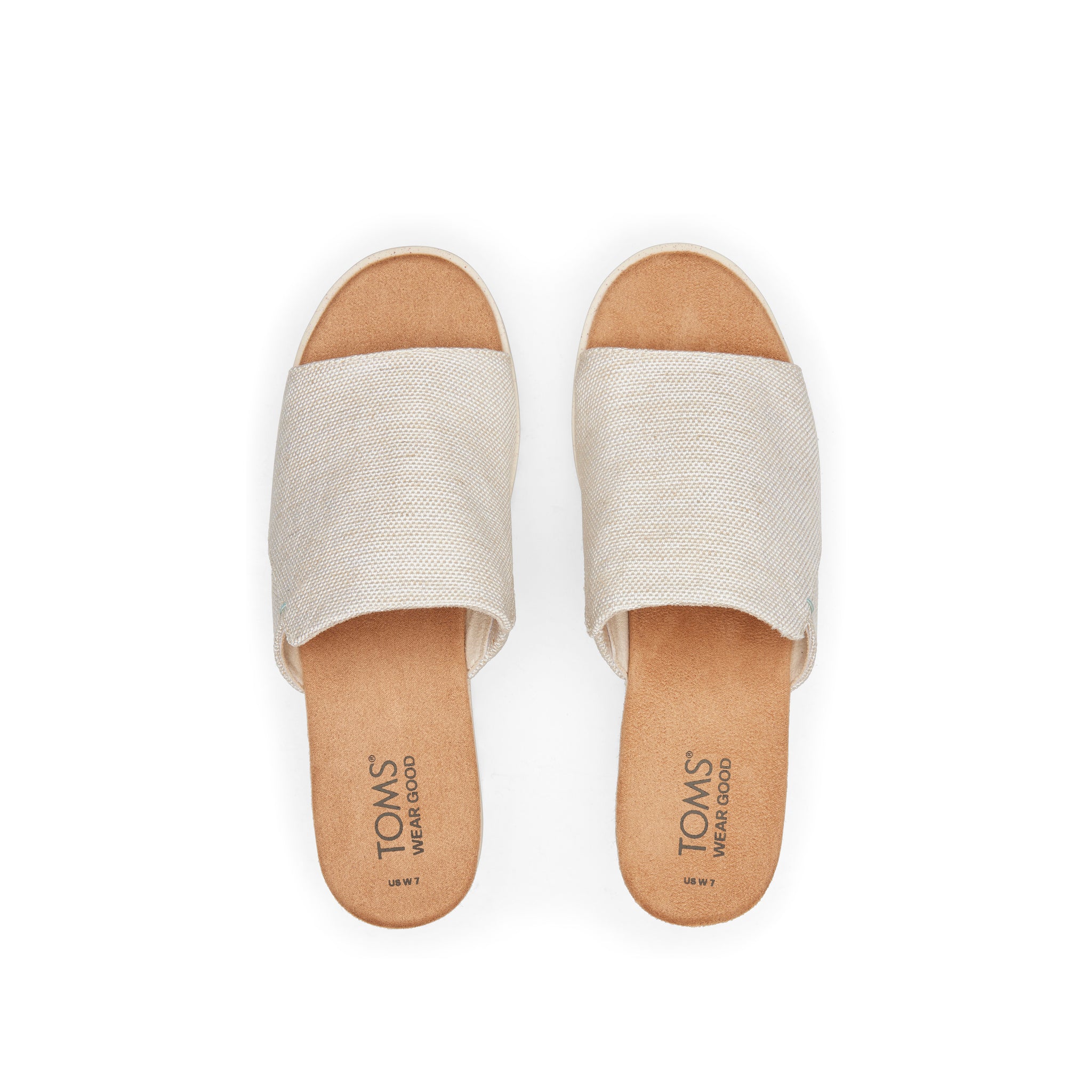 Diana Mule Natural Sandal Top View