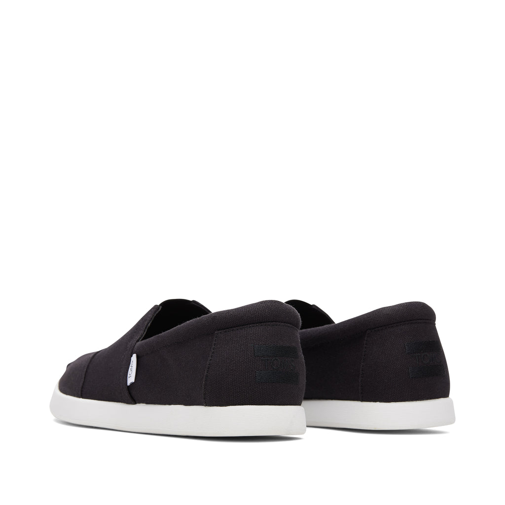 Alp Fwd Black Recycled Cotton Canvas Back View