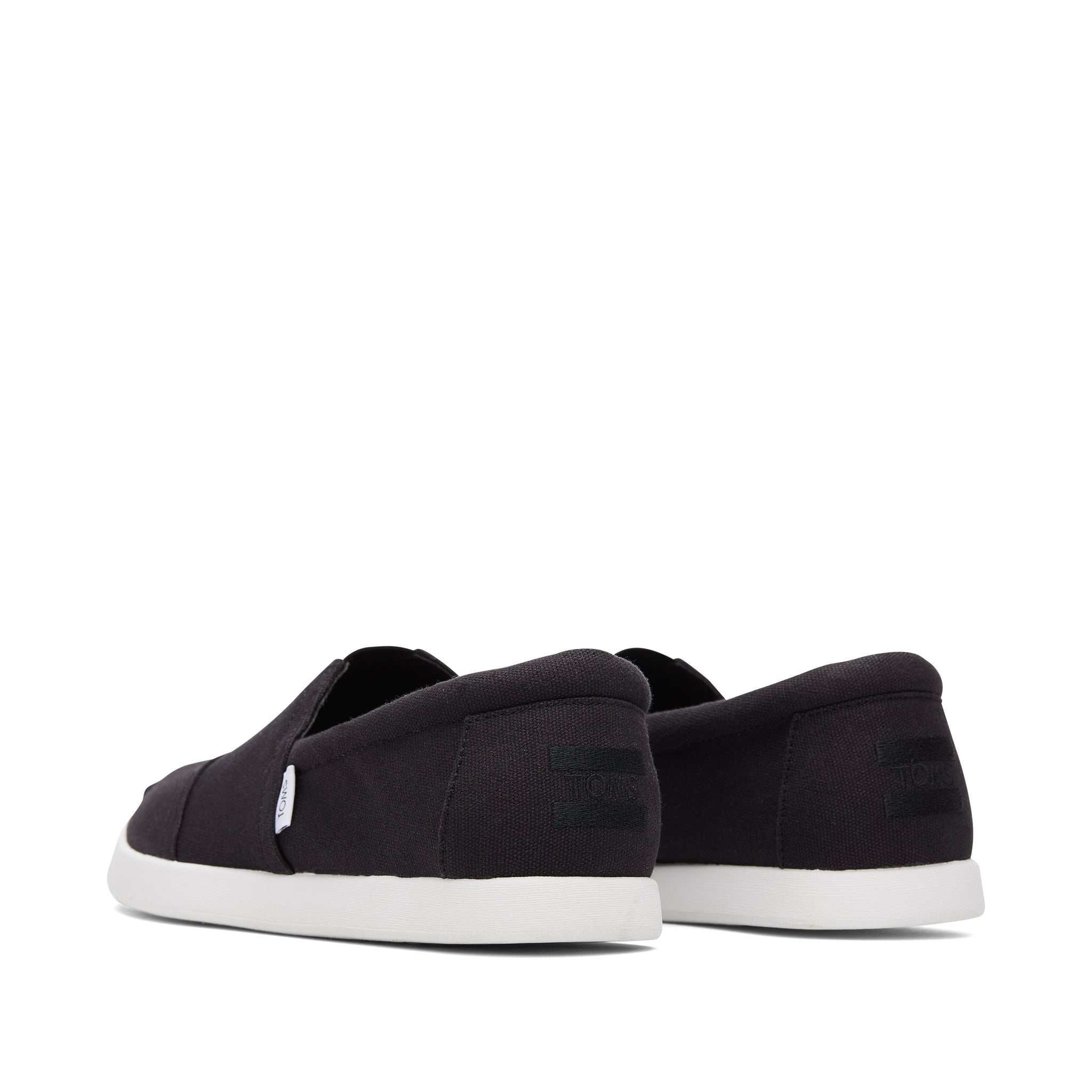 Alp Fwd Black Recycled Cotton Canvas Back View