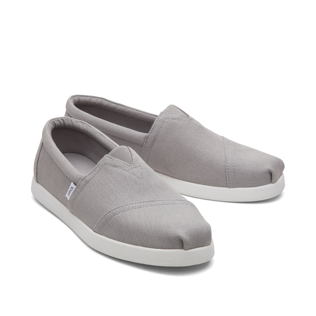 Alp Fwd Grey Recycled Cotton Canvas Front View