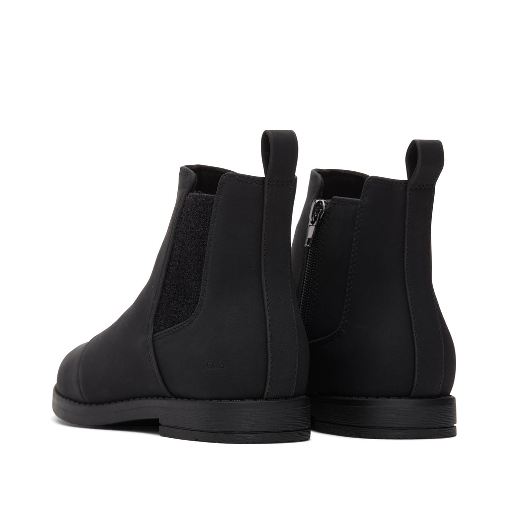 Youth Charlie Black Kids Boot Back View