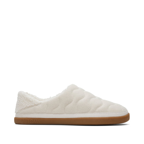 Ezra Light Sand Quilted Convertible Slipper Side View