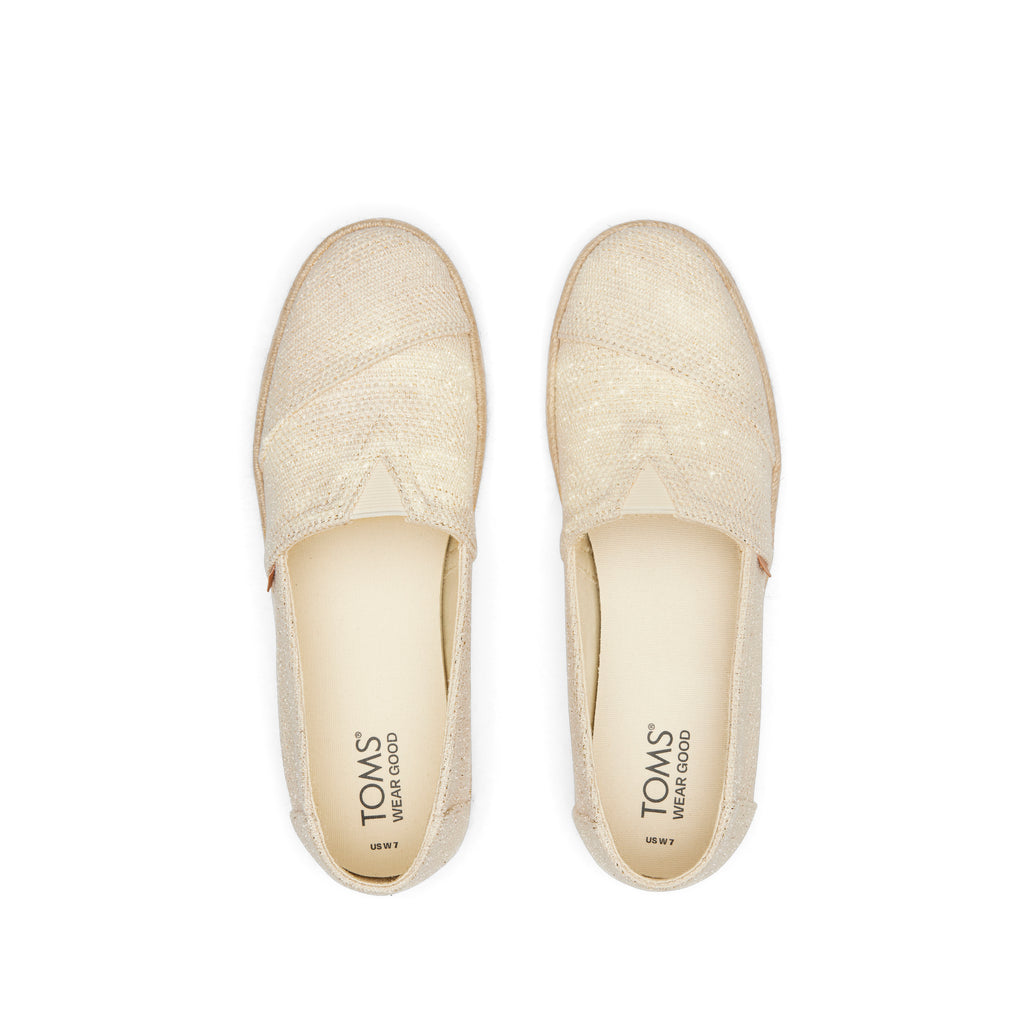 Alpargata Rope 2.0 Natural Metallic Espadrille Top View