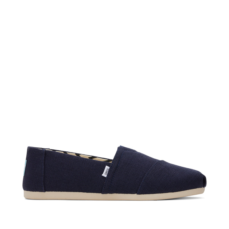 Alpargata Navy Heritage Canvas Side View