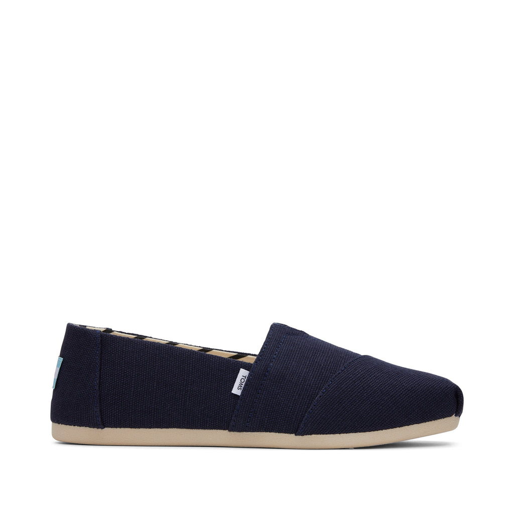 Alpargata Navy Heritage Canvas Side View