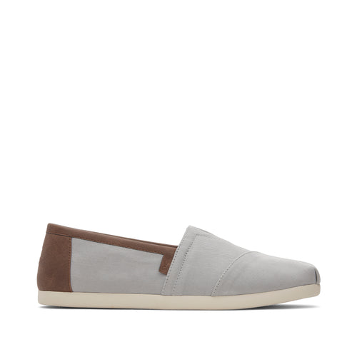 Alpargata Grey SyntheticTrim Side View