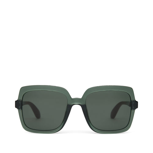 Athena Traveler Sunglasses  - Spruce Crystal - Green Grey Front View
