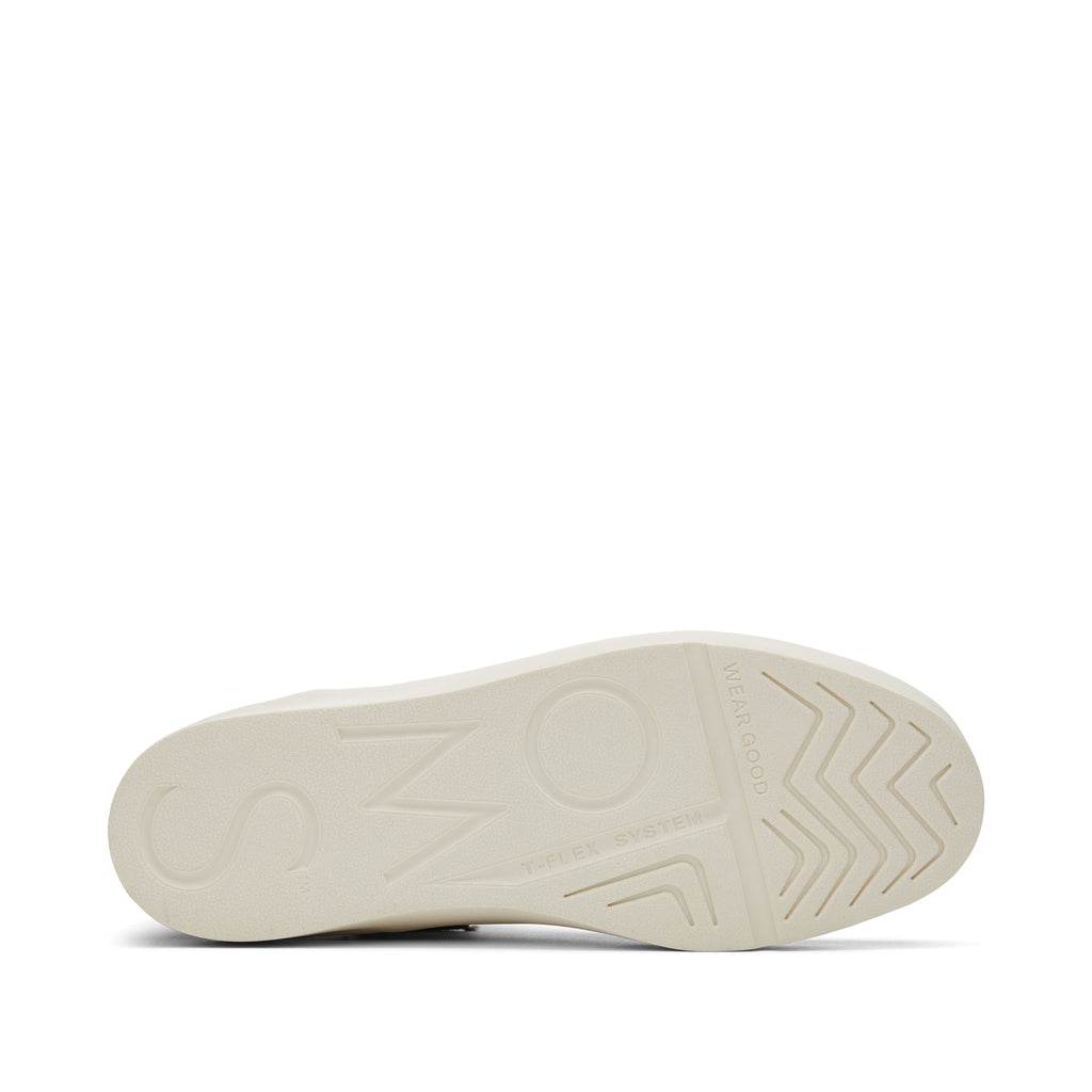Verona Mid Taupe Suede Platform Sneaker Bottom Sole View