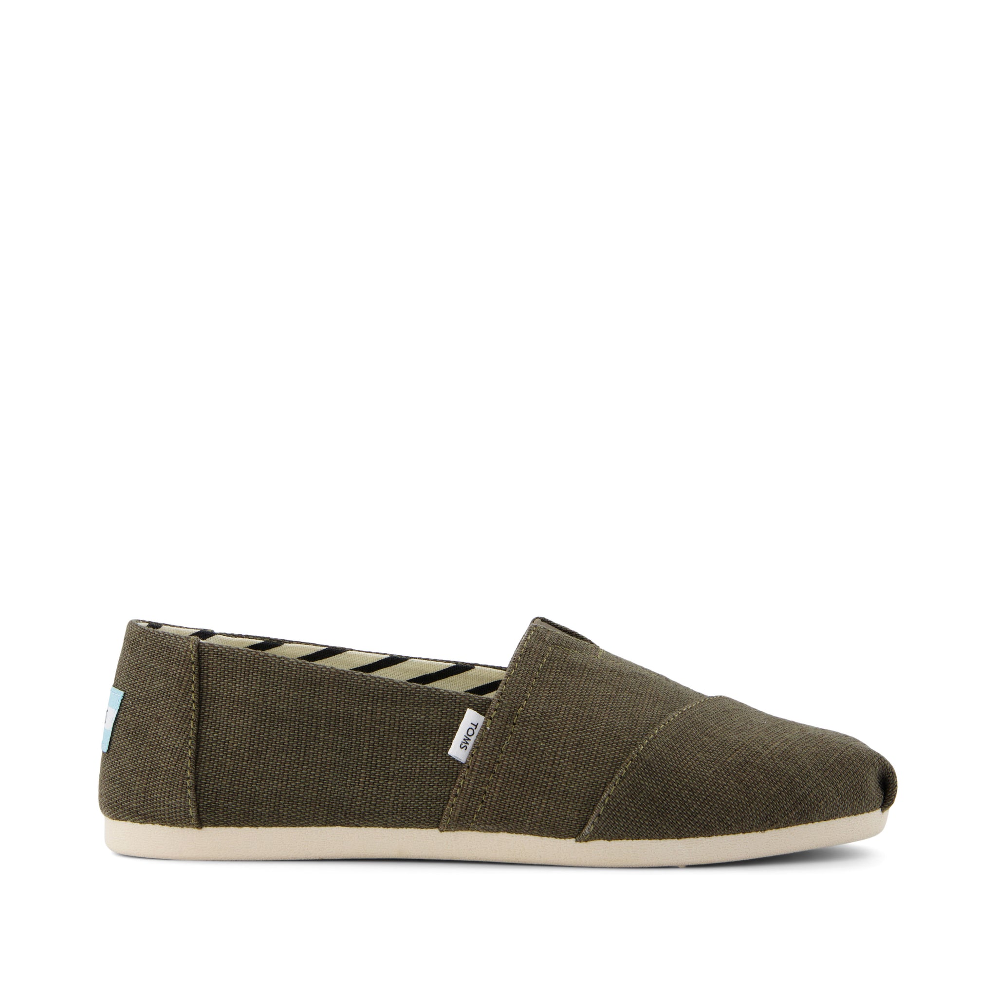Alpargata Olive Heritage Canvas Side View