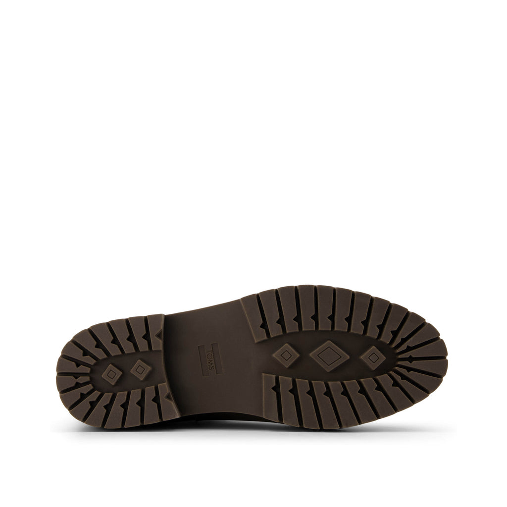 Bennet Boot - Water Resistant  Canteen Nubuck Leather Faux Fur Bottom Sole View