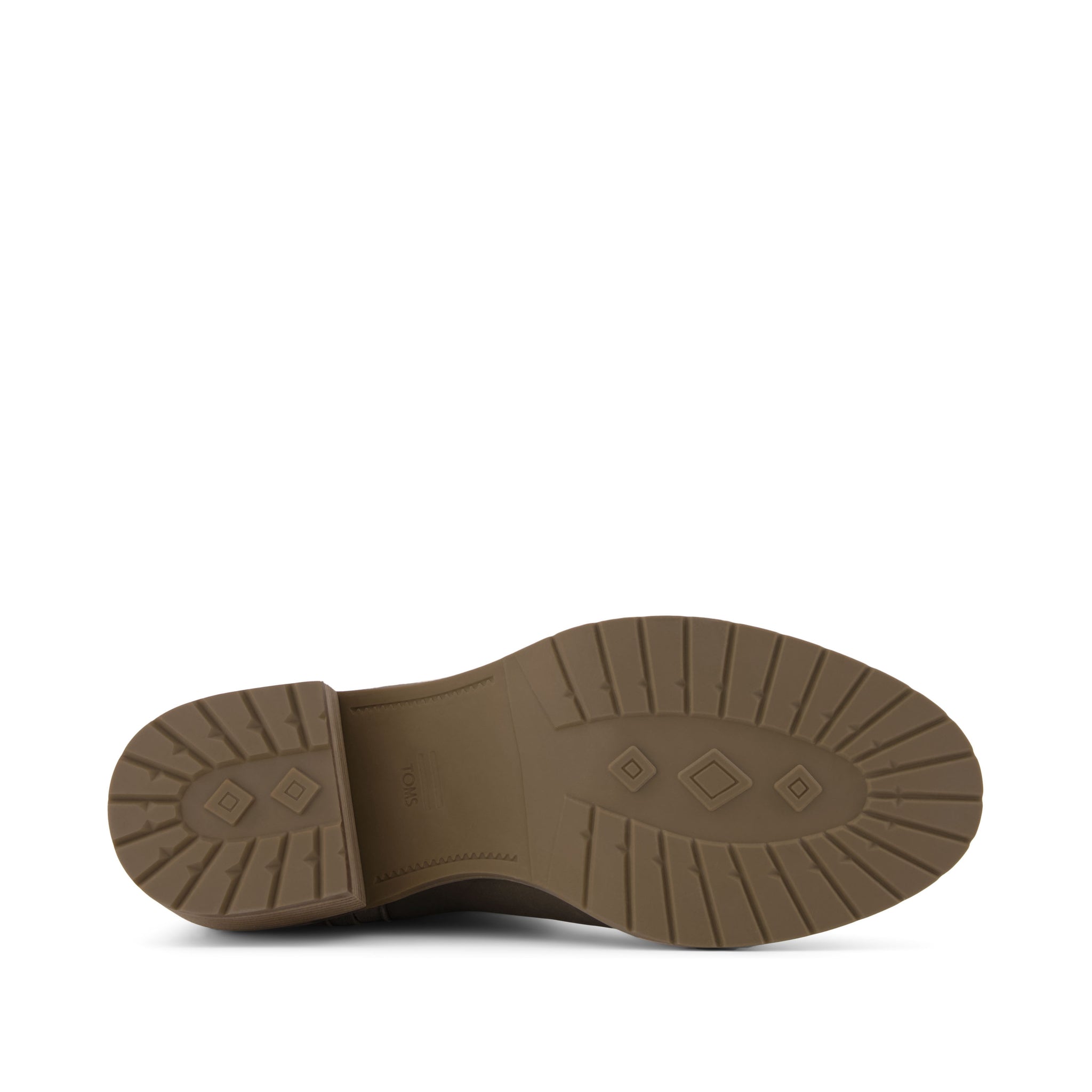 Hailey Heeled Boot - Water Resistant Canteen Nubuck Leather Bottom Sole View