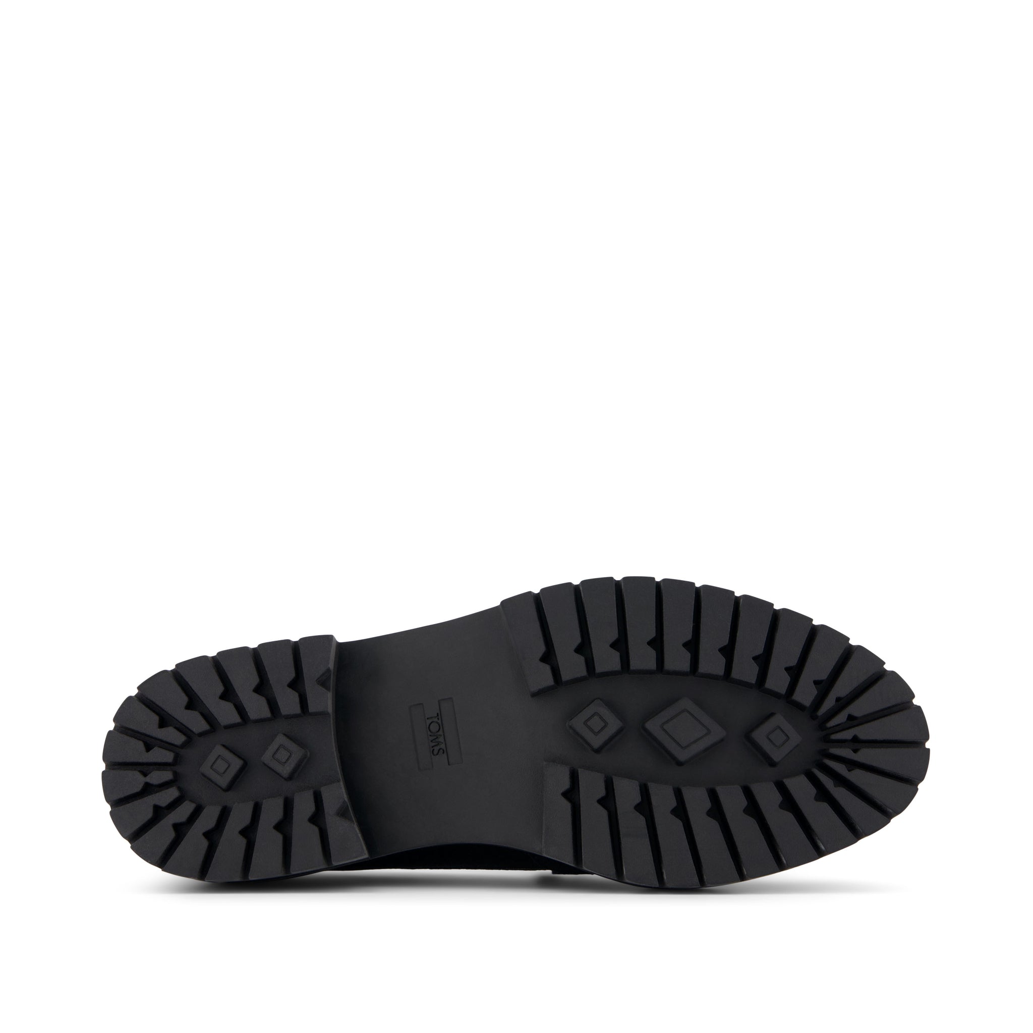 Cara Black Metallic Leather Loafer Bottom Sole View