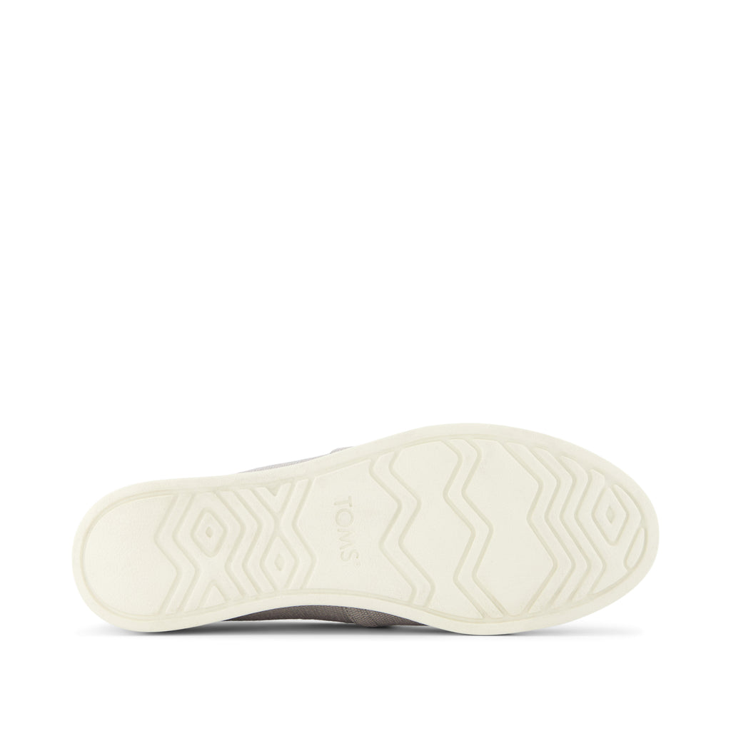 Alpargata Plus Drizzle Grey Heritage Canvas Bottom Sole View