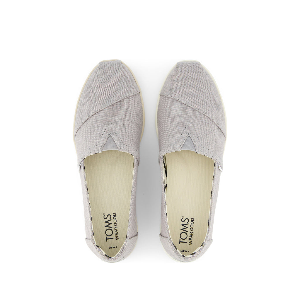 Alpargata Plus Drizzle Grey Heritage Canvas Top View
