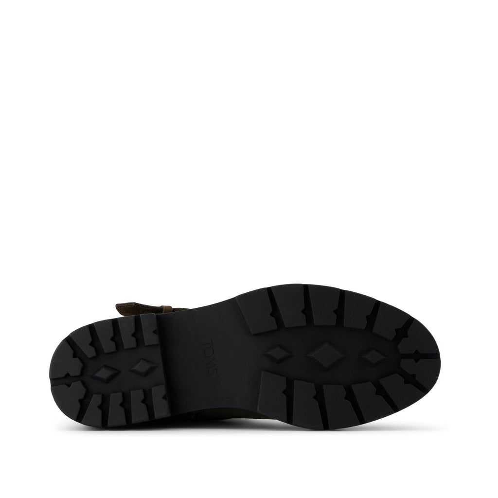 Ionie Moto Boot - Canteen Nubuck Leather Bottom Sole View