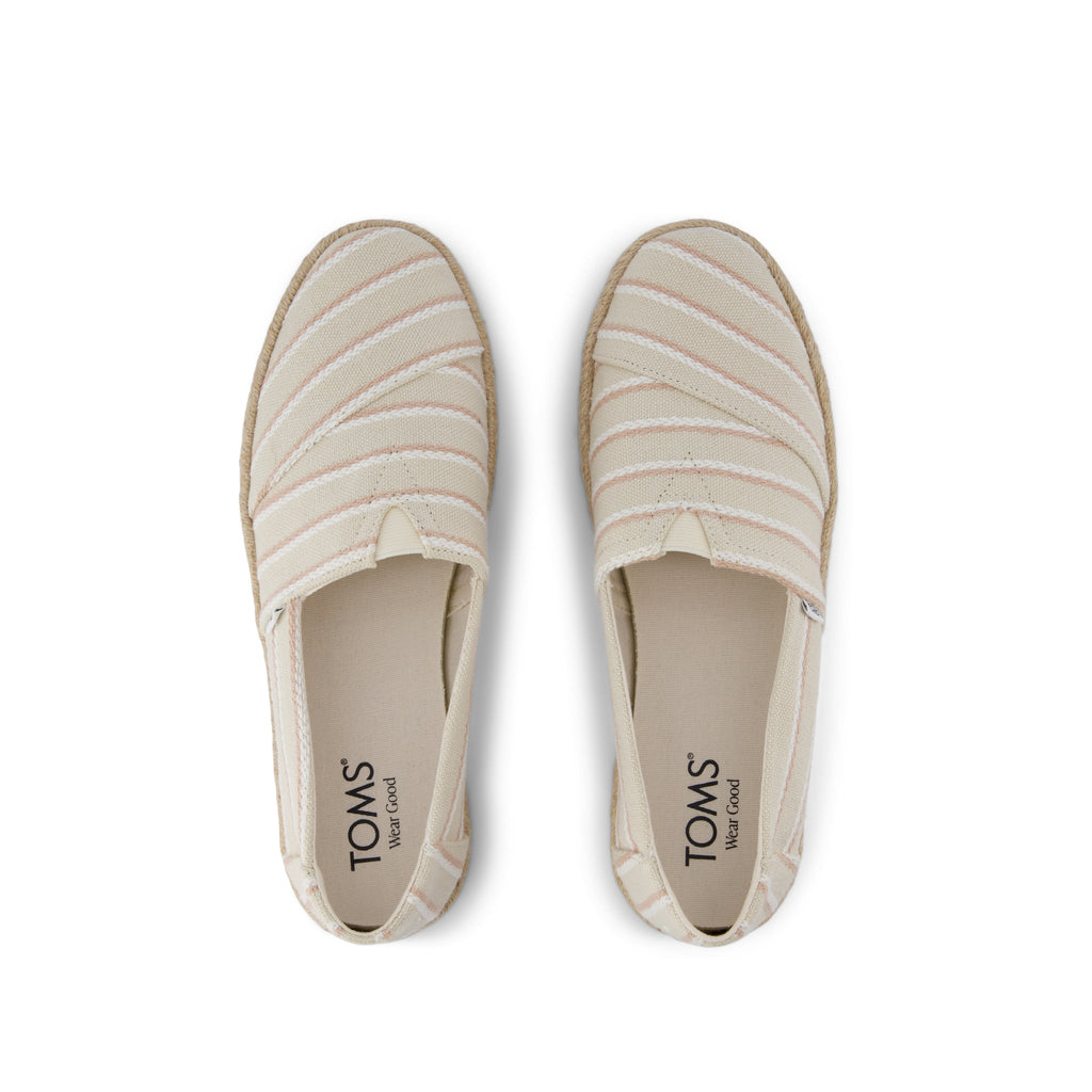 Alpargata Rope 2.0 Espadrille - Natural Woven Stripes Top View