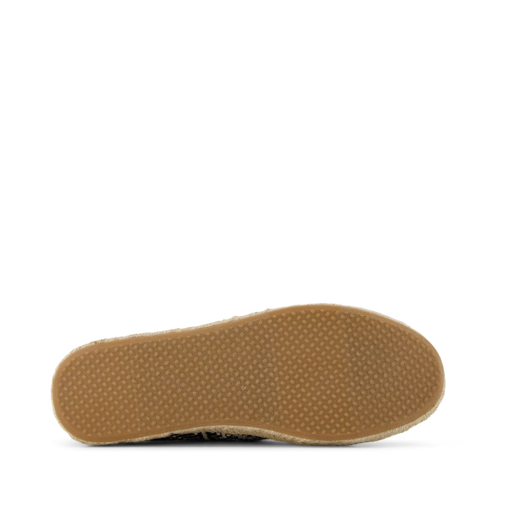 Alpargata Rope 2.0 Espadrille - Black Diamond Woven Bottom Sole View