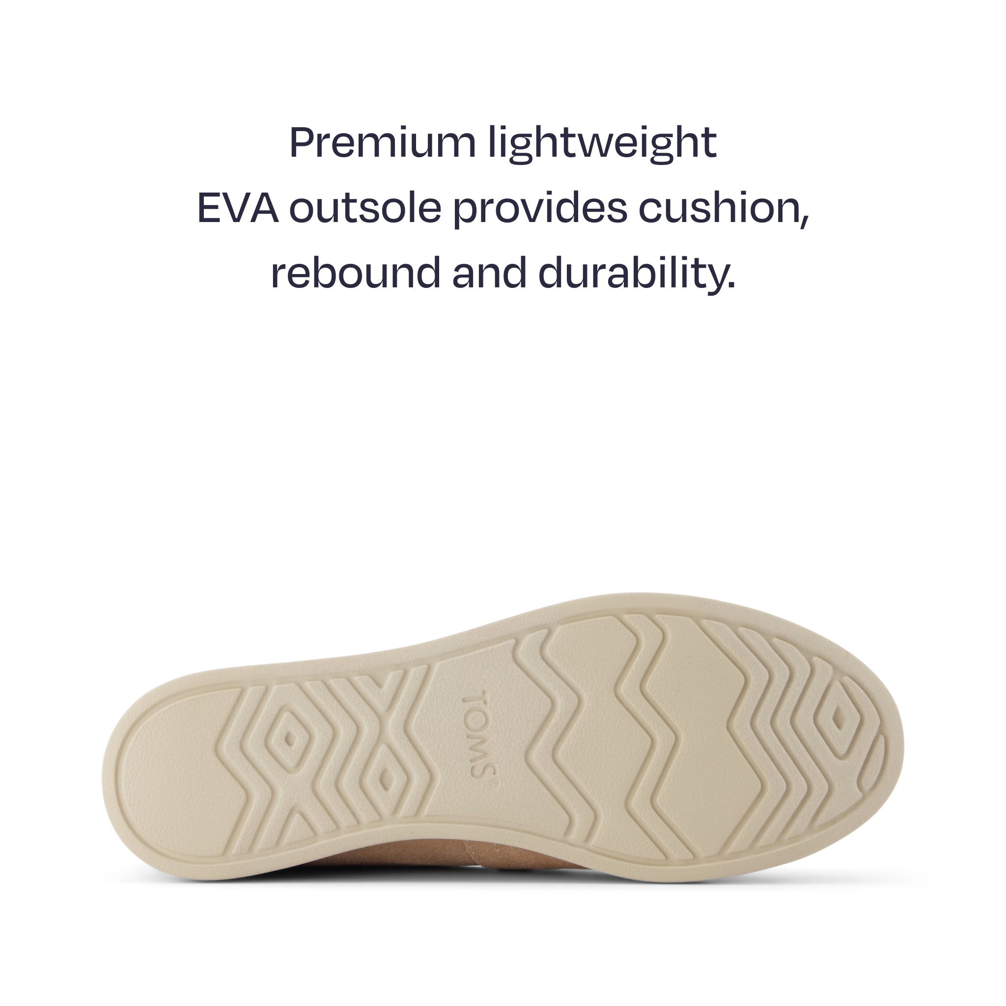 alpargata plus sole view - premium lightweight outsole for cushion and durability