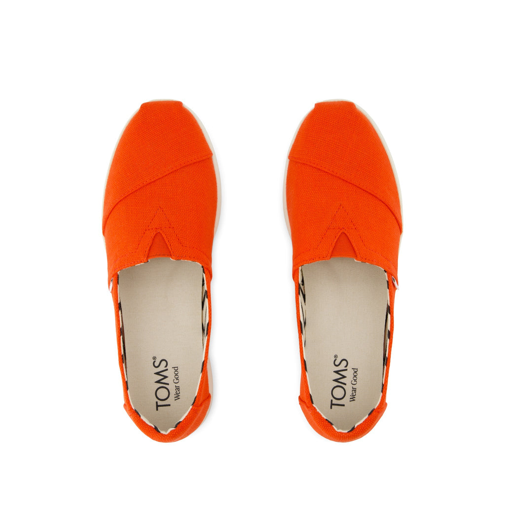 Alpargata Plus - Flame Heritage Canvas Top View