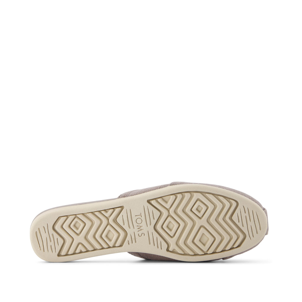 Alpargata Mule Morning Dove Heritage Canvas Bottom Sole View