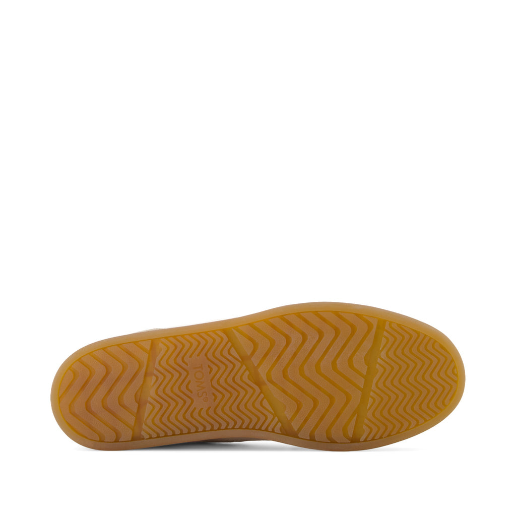 Collins Casual Lace-Up Sneaker - Oatmeal Multi Suede and Leather Bottom Sole View