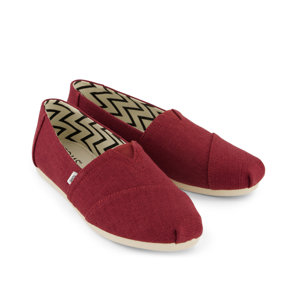 Alpargata Classic - Ruby Heritage Canvas Front View