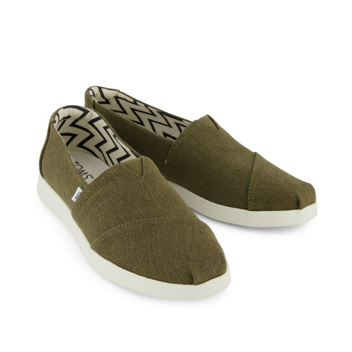 Alpargata Plus - Military Olive Heritage Canvas Front View