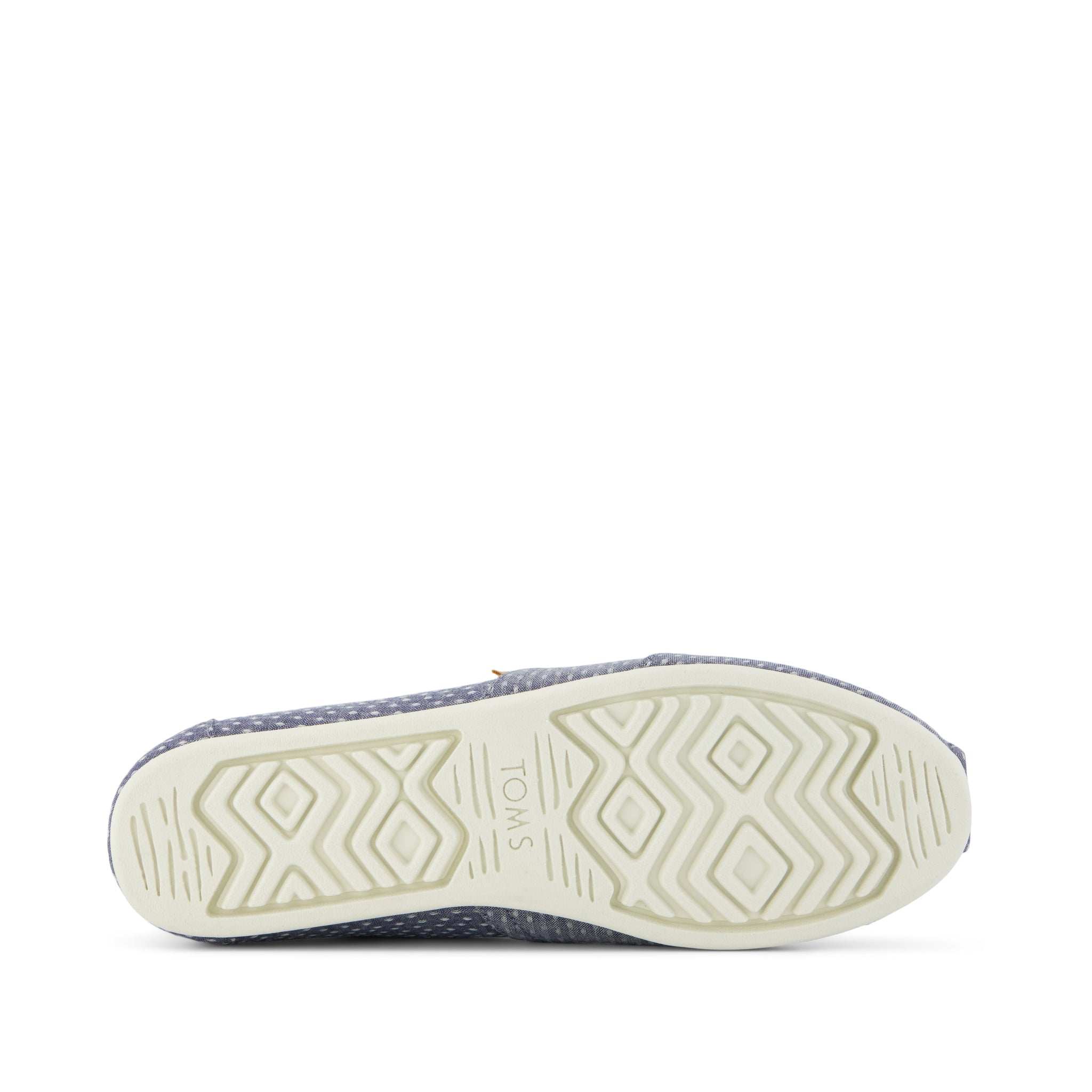 Alpargata Classic - Niagara Mist Chambray Dot Bottom Sole View