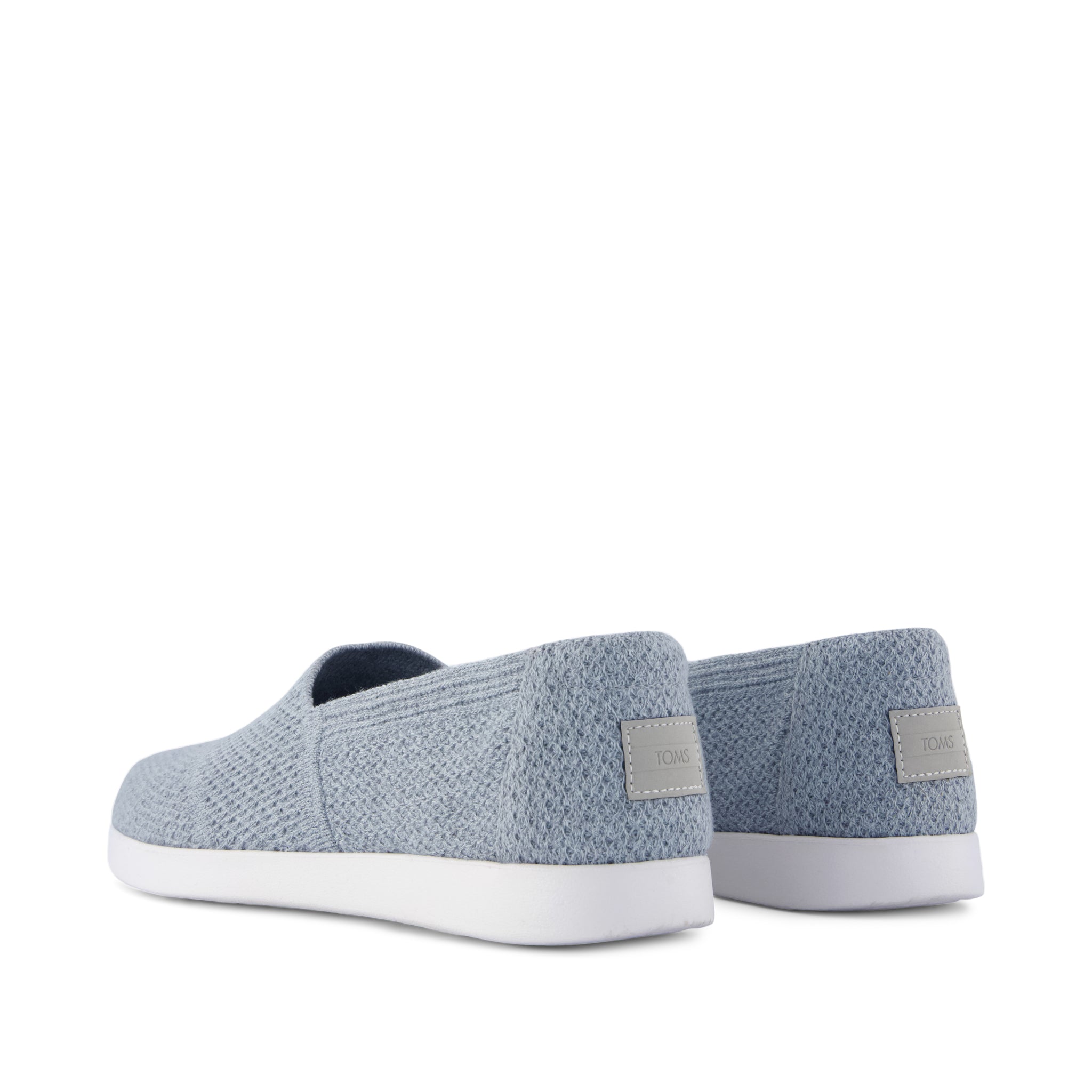 Alpargata Plus - Light Grey Knit Back View