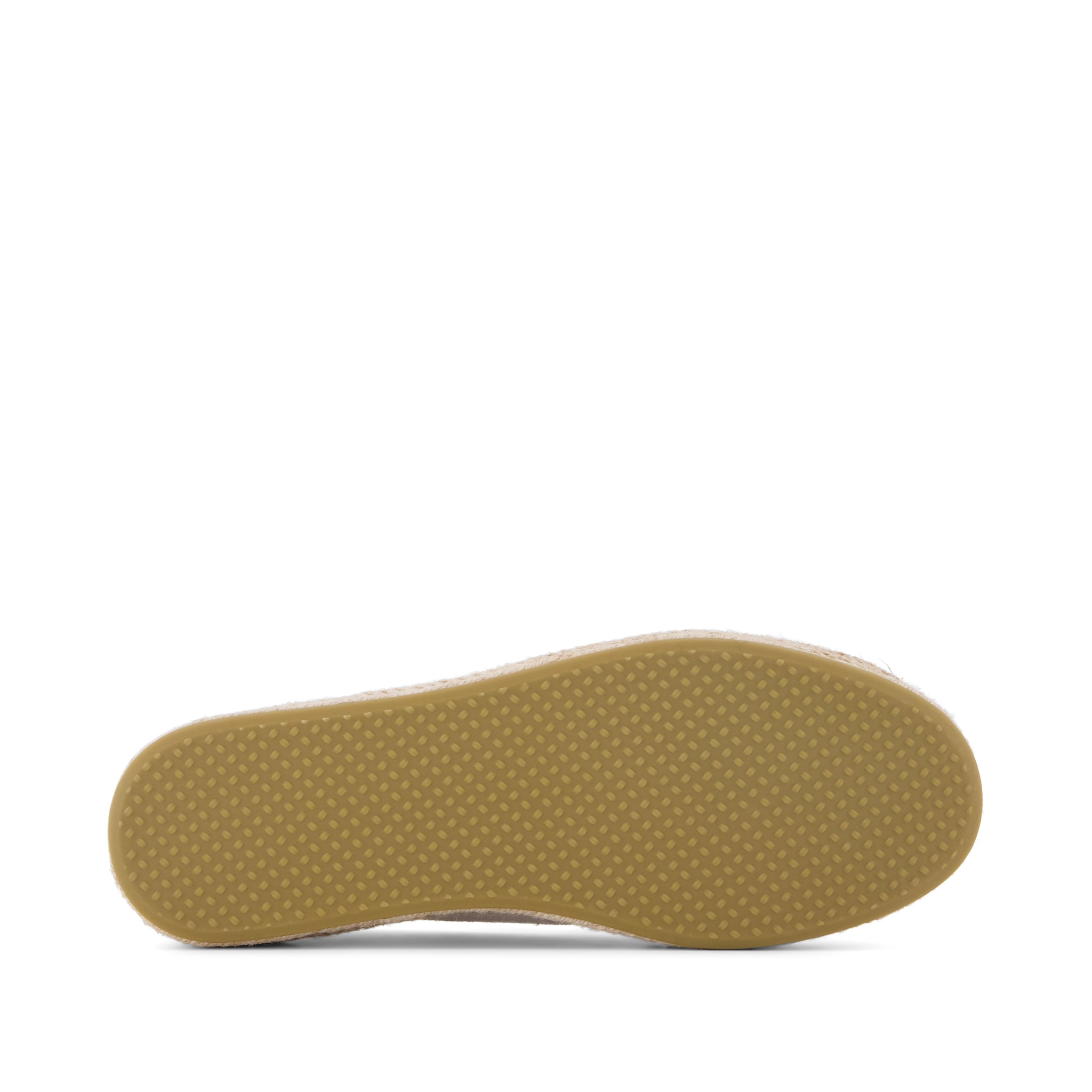 Carolina Espadrille - Embroidered Taupe Suede (changed from Soft Grey) Bottom Sole View