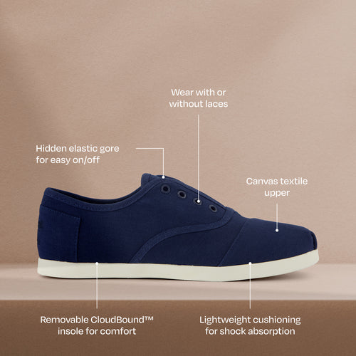 Cordones Plus Sneaker - Navy Canvas