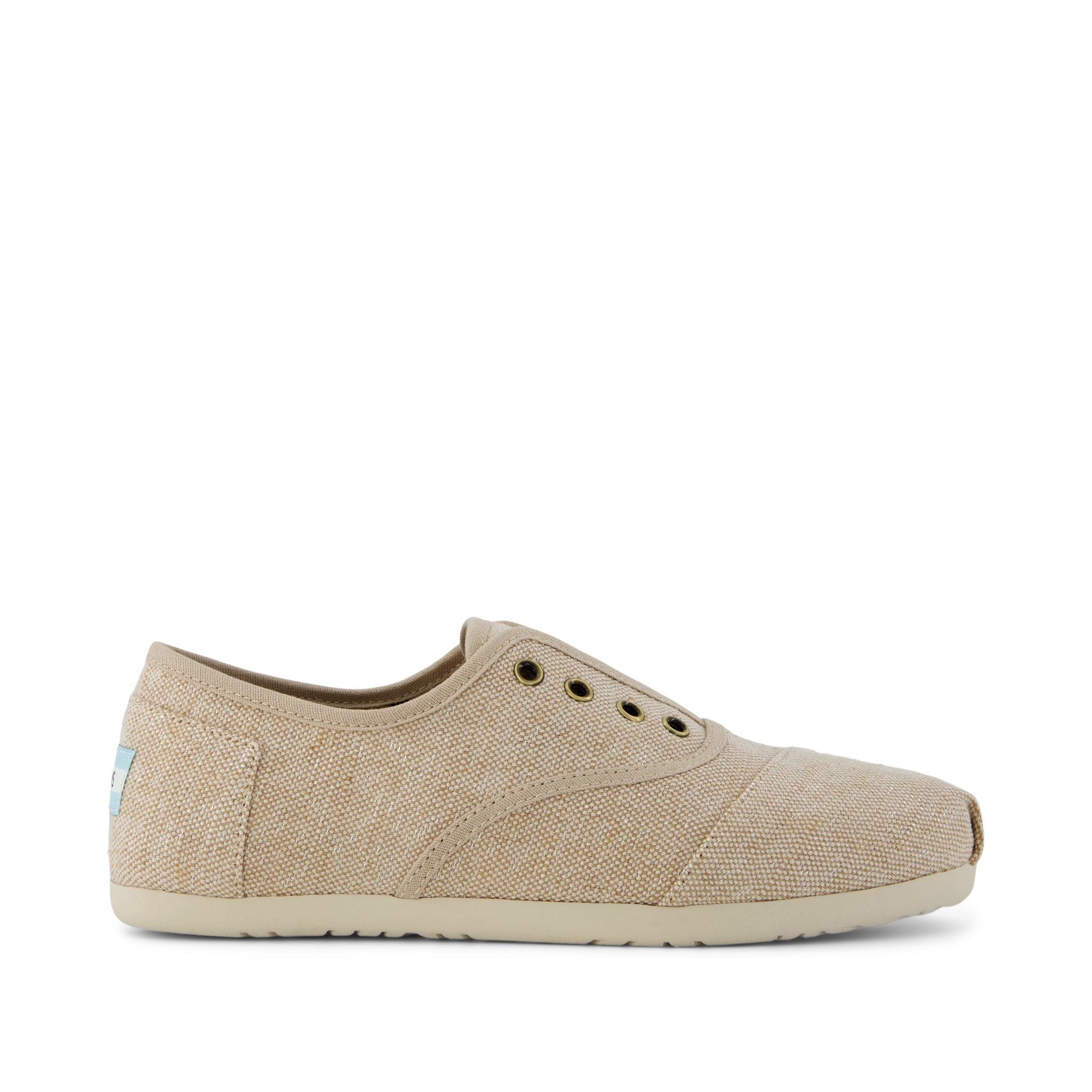 Cordones Plus Sneaker - Champagne Sparkle Side View