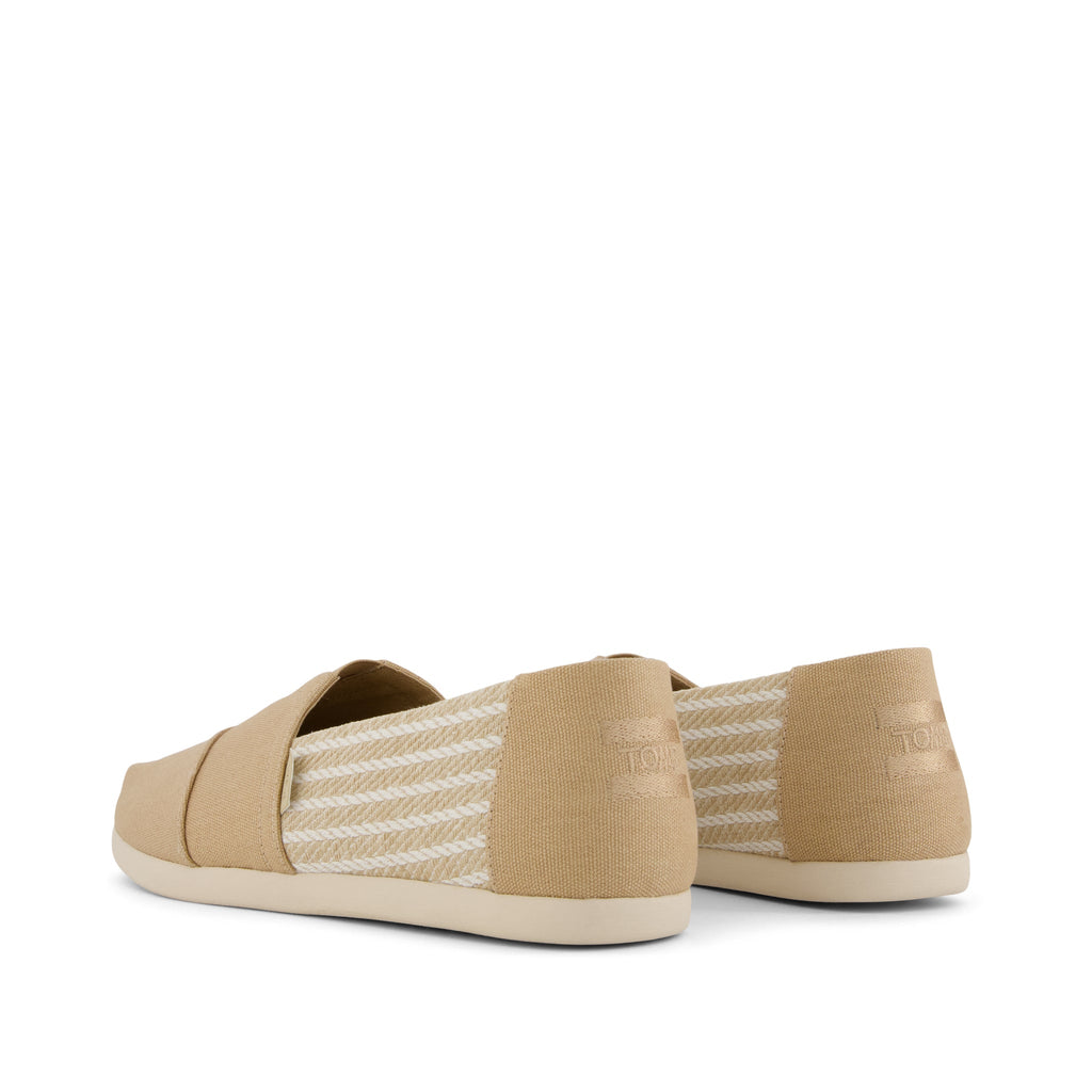 Alpargata Classic - Natural Stripes Back View