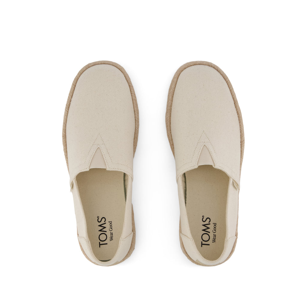 Alpargata Rope 2.0 Espadrille - Natural Recycled Cotton Canvas Top View