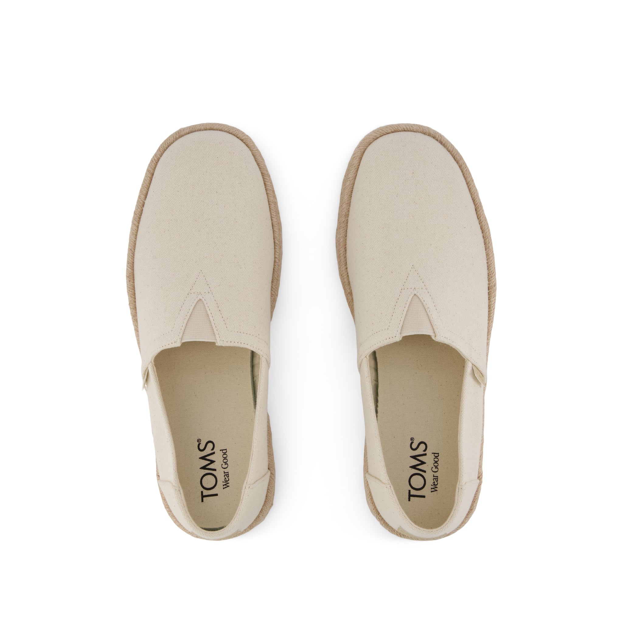 Alpargata Rope 2.0 Espadrille - Natural Recycled Cotton Canvas Top View