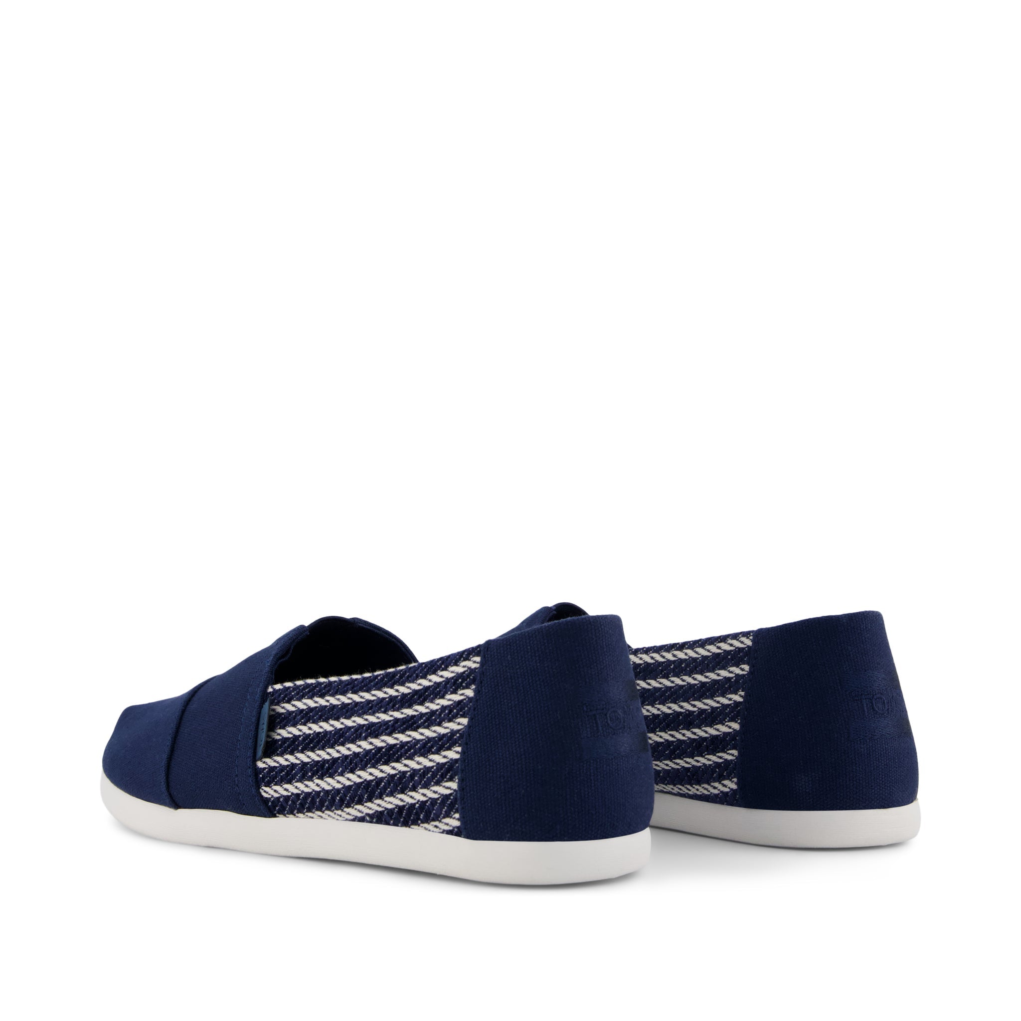Alpargata Classic - Navy Stripes Back View