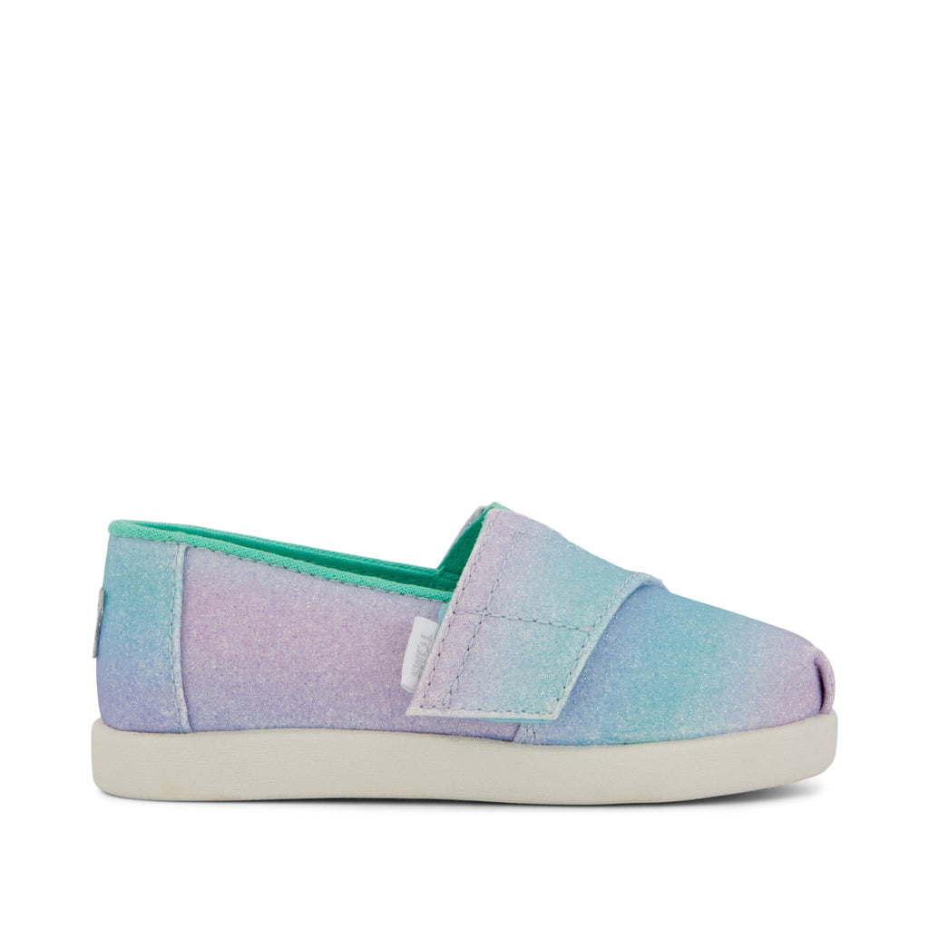Alpargata Classic Toddler Shoe - Ombre Glitter Side View