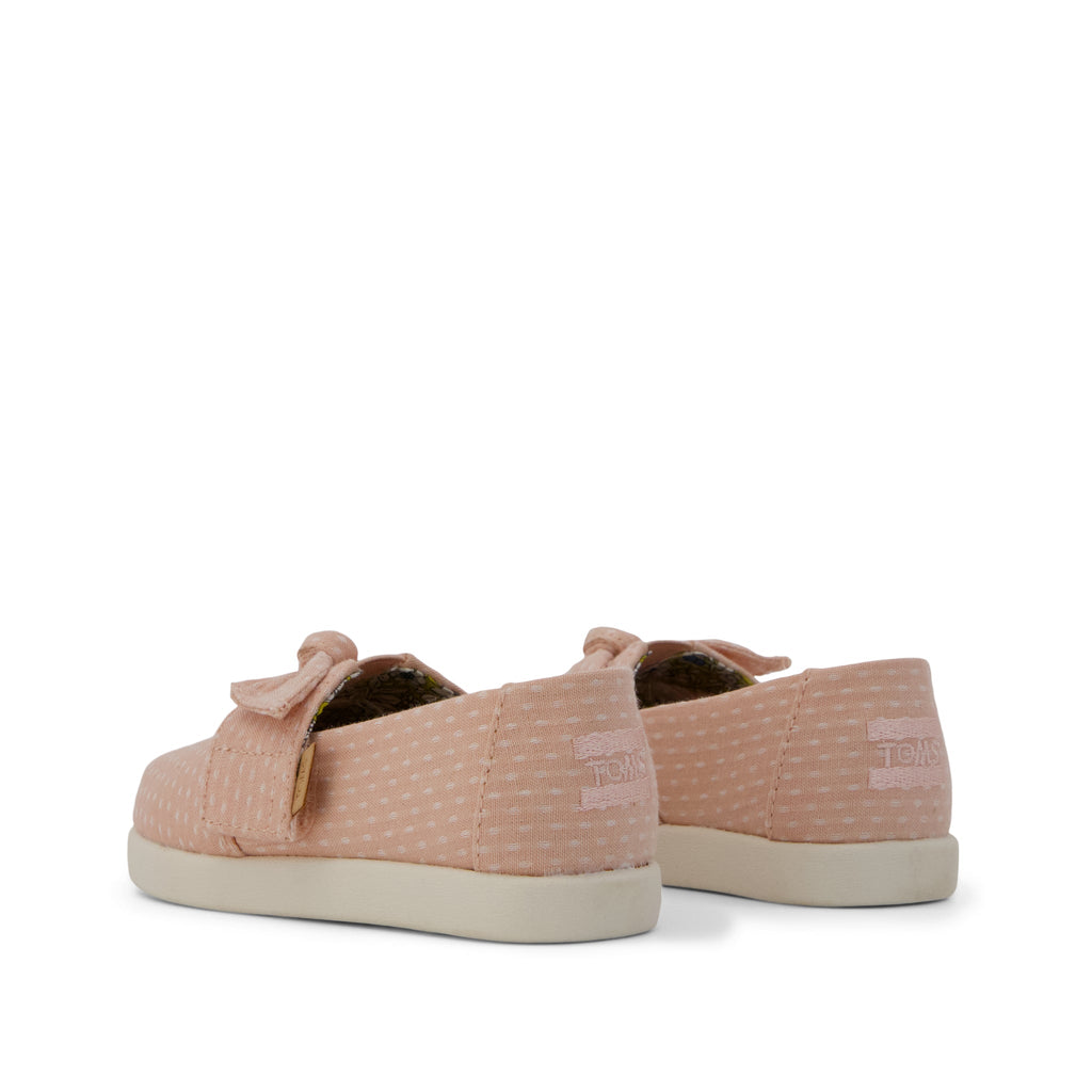 Alpargata Classic Toddler Shoe -  Bloom Chambray Dot Back View
