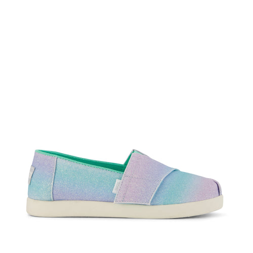 Alpargata Classic Kids Shoe - Ombre Glitter Side View