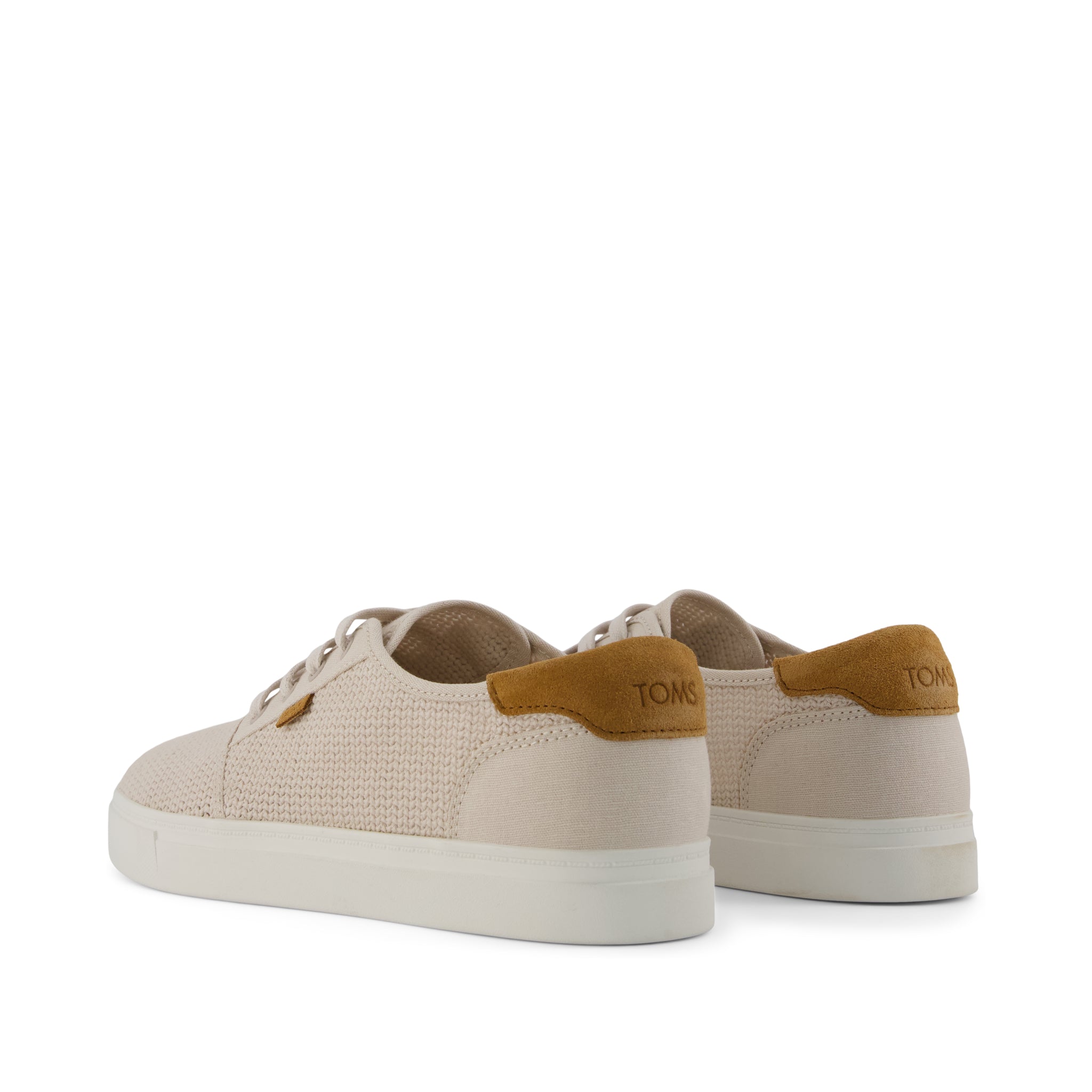 Carlo 2.0 Lace-Up Sneaker - Taupe Mesh Back View