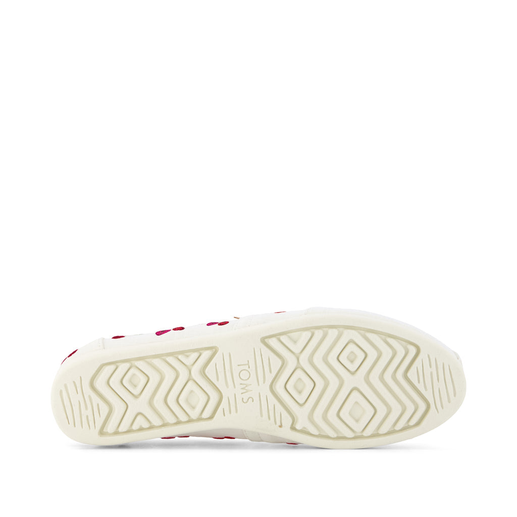 Alpargata Classic - Cherry Embroidery Bottom Sole View