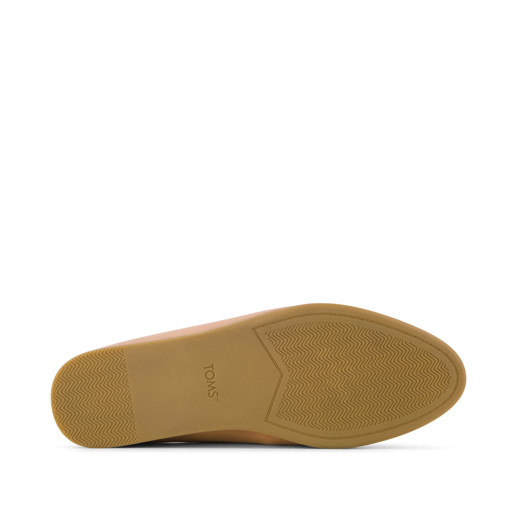 Amelia Mule - Honey Faux Leather Bottom Sole View