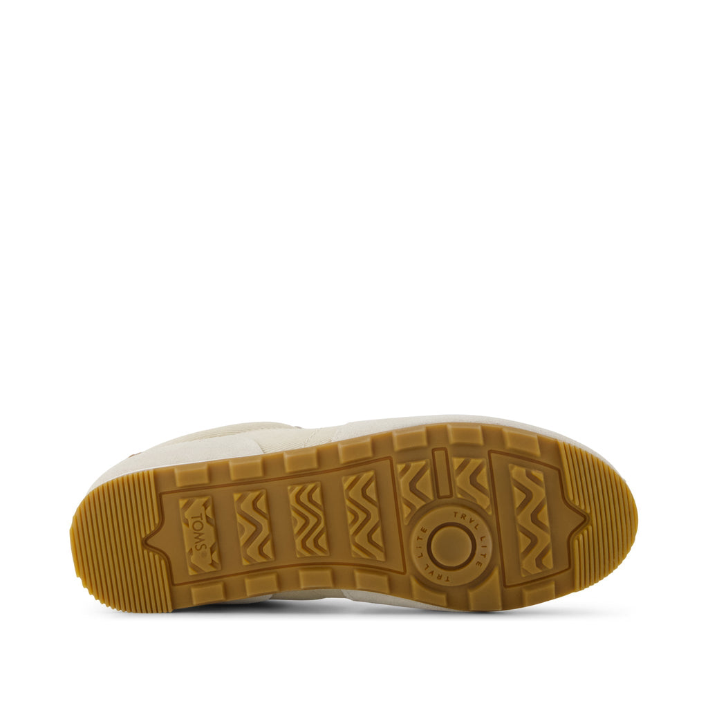 TRVL Lite Palisade Sneaker - Water Repellent Fog Vintage Twill Bottom Sole View