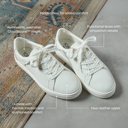 Izzy Trainer - White PU