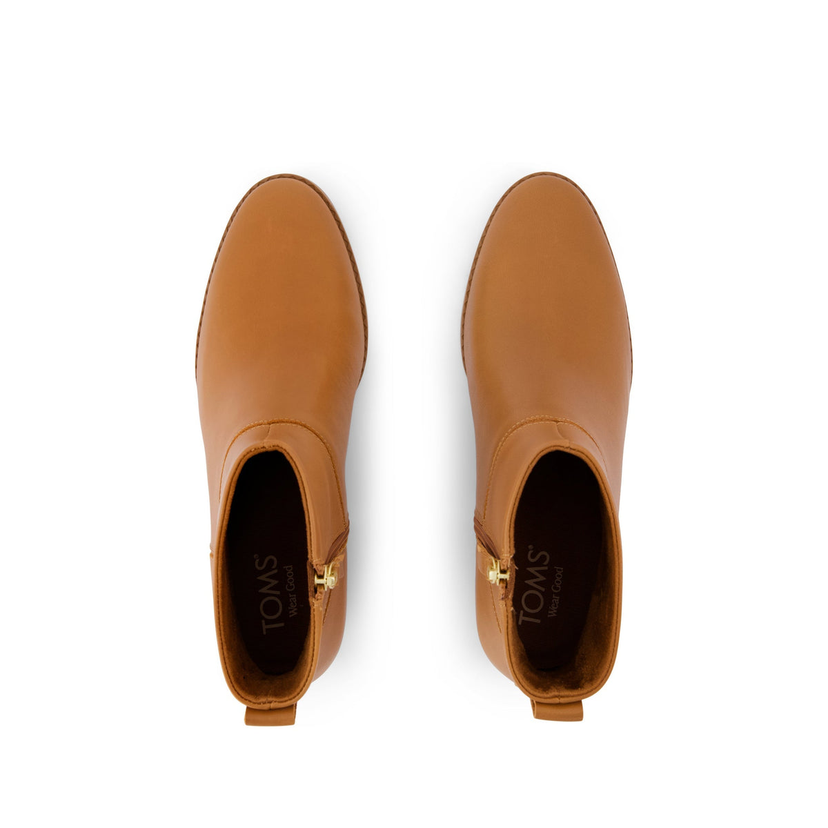 Elia Ankle Boot - Water Resistant Brown Sugar Leather Top View