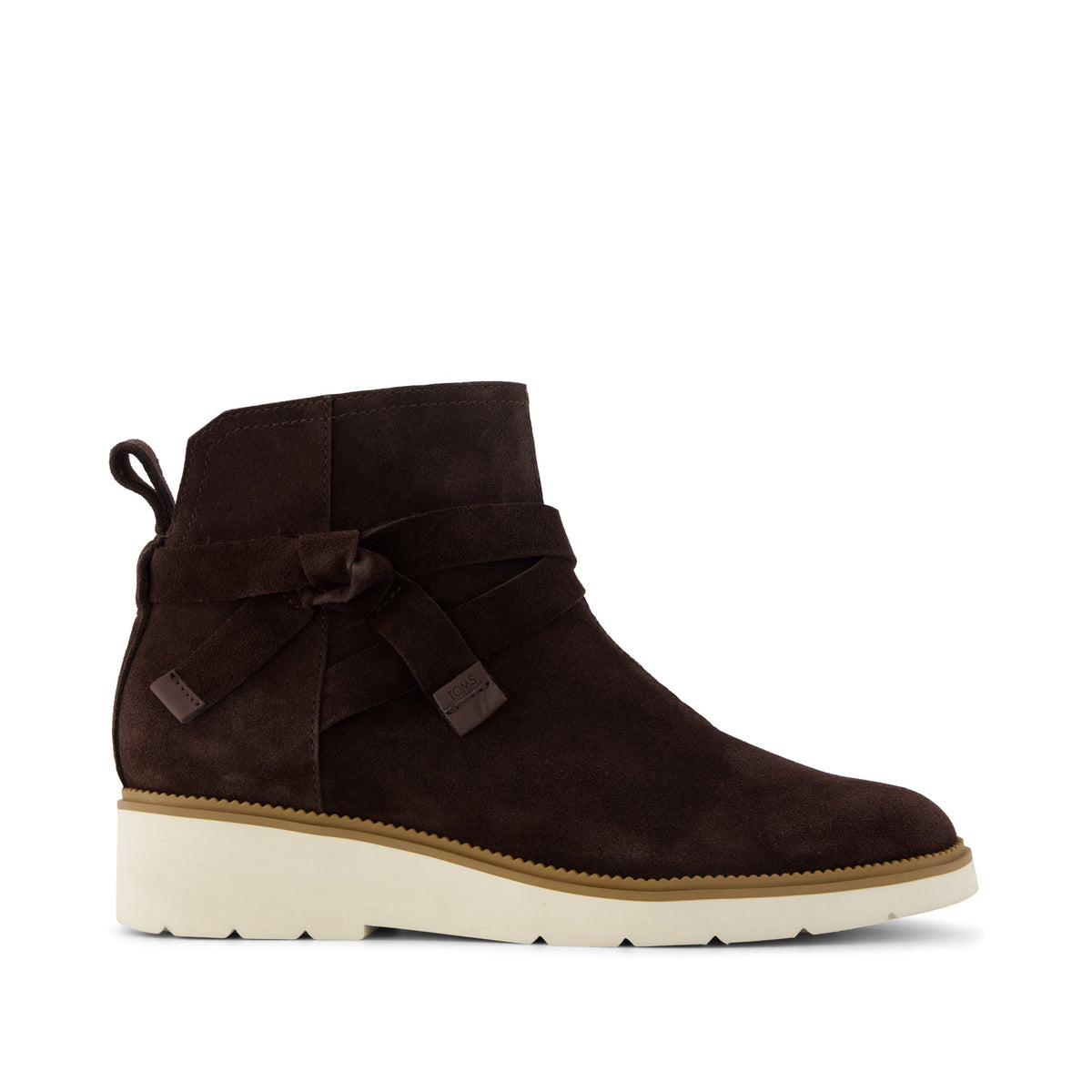 Marlow Boot - Water Repellent Chocolate Brown Suede Side View